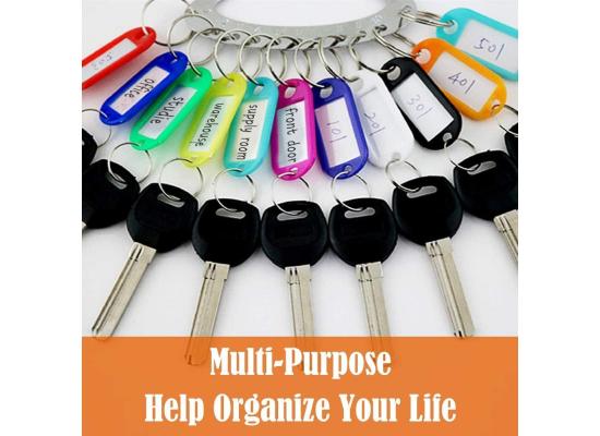 Key Rings with Name Plate Pack of 50